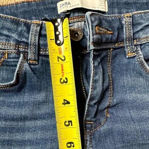 Zara BEJEWELED STRIPE JEANS Z1975 size 4 - Picture 9 of 15